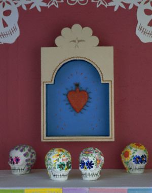 <h5>Ofrenda para Frida Kahlo / Offering to Frida Kahlo</h5>