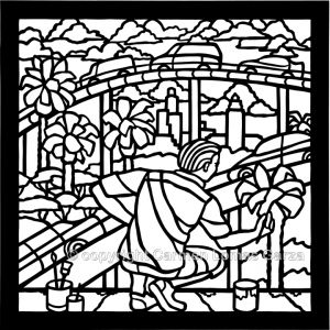 <h5>Ofrendas, Section #11, Chicano muralist</h5>