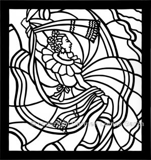 <h5>Ofrendas, Section #3, Mexican folkloric dancer</h5>