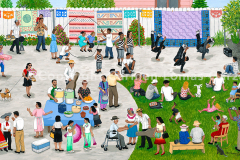 Mrs. Romero’s Retirement Party in Her Parents’ Backyard