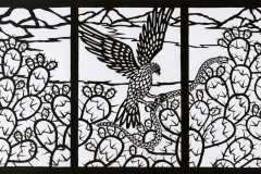 FLORA & FAUNA OF MEXICO / EAGLE WITH RATTLESNAKE